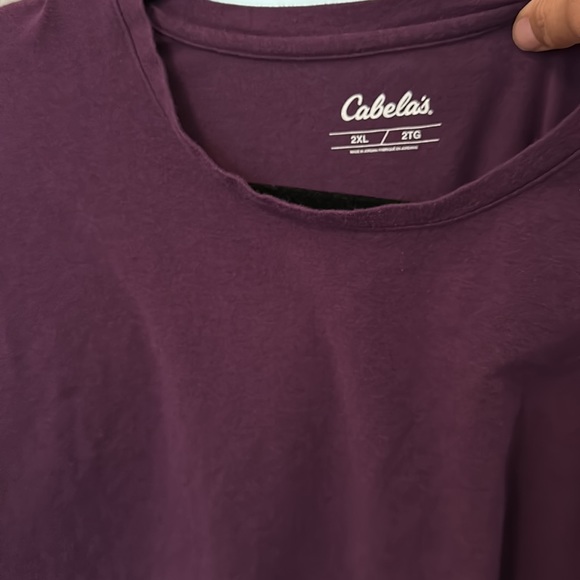 Woman’s 2x purple 2xl short sleeve purple top - Picture 3 of 4